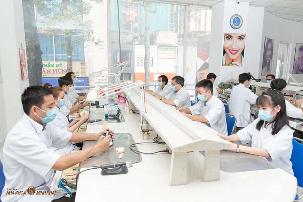 Hệ thống labo răng sứ tại Nha Khoa Minh Khai